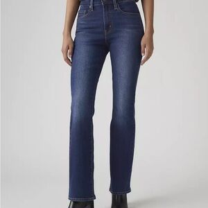 Levi's Women's Boot Cut Jeans in Deep Blue
